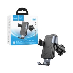 Hoco Car Phone Holder H70 Gamble Gravity for Air Outlet Black Hoco Car Phone Holder H70 Gamble Gravity for Air Outlet Black